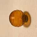 Spiral Glass Wall Light