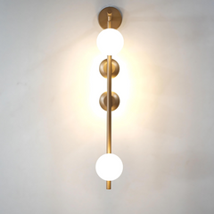 Industrial Garage Wall Lamp, warm ambient light from frosted glass globe.