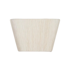 Munich wall sconce layered poplin fabric shade