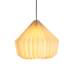 Crafted from special paper, this pendant light creates a soft, ambient glow and becomes a statement piece in any space