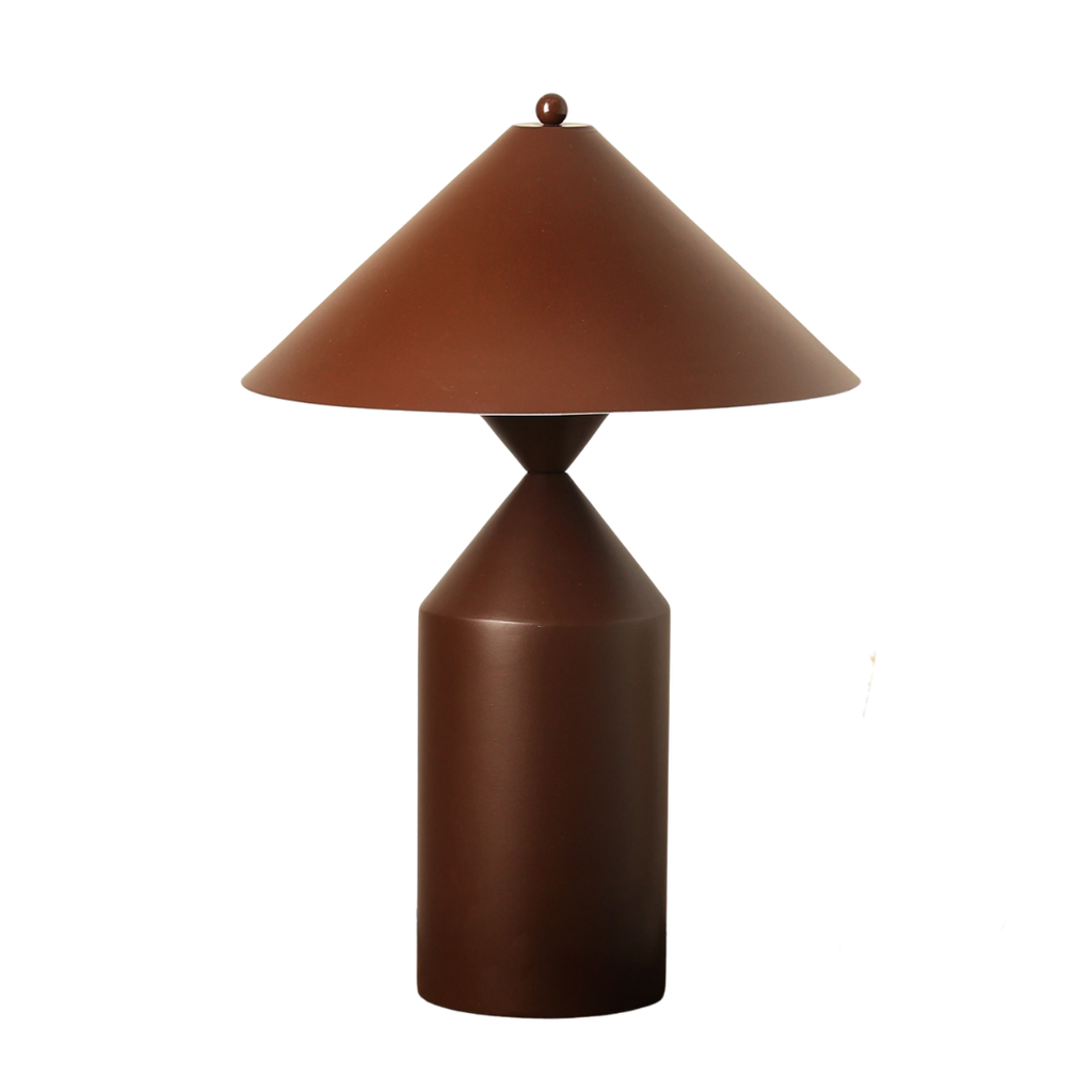 Rust free Brown Coated Table Lamp 