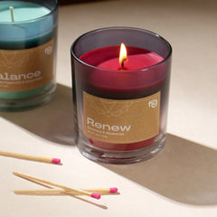 Renew Berries Vegan Scented Candle with Palm wax