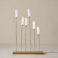 Kinara Outdoor Floor Lamp Gold and White