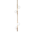 Stem Pendant Four Glass Globe