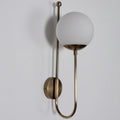 J Wall Sconce Glass Globe