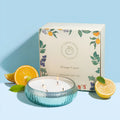 Mercury - Bowl Candle - Aqua - Orange Cassis
