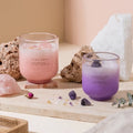 Crystal Energy - U-Glass Candle - Mint Eucalyptus & Moroccan Rose - Set of 2