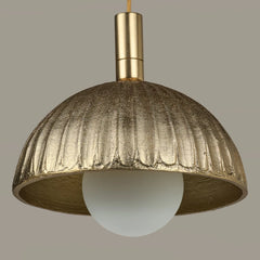 Aurel Pendant Lamp in antique brass finish