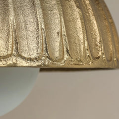 Aurel Pendant Lamp in brass-finished aluminium