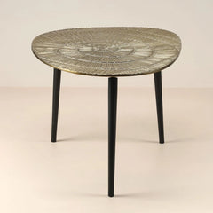Belém Nested Table (Set of 2) in bronze and brass antique finishes