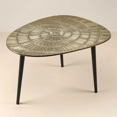 Belém Nested Table (Set of 2), large bronze and small brass tables
