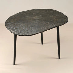 Belém Nested Table (Set of 2), three-legged aluminium nesting tables