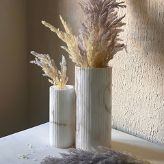 Alabaster Marble Vase in two sizes by Kasto