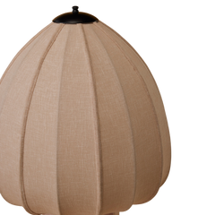 Close view of Mushroom Lamp made of fabric and metal