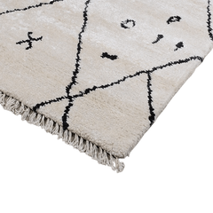 Bamboo Silk HandKnotted Carpet_Classic Diamond