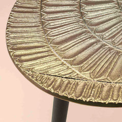 Belém Nested Table (Set of 2), two aluminium tables nested together