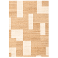 Hemp Handwoven Panja Rug_ Oat Mosaic