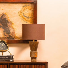 Decorative Ameo Table Lamp on a table 