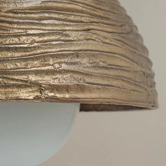 Ceyra Pendant Lamp on an elongated brass link