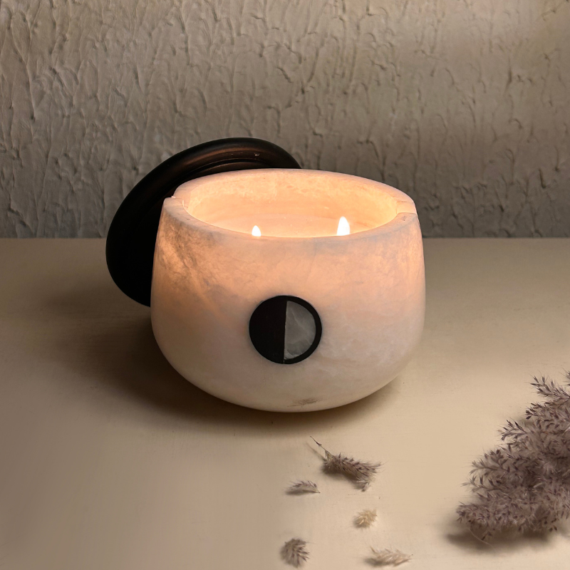 Marble Scented Candle by the living influence