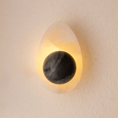 Marble Light with Powder Coated