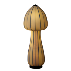 Mushroom Floor Lamp showing warm ambient glow
