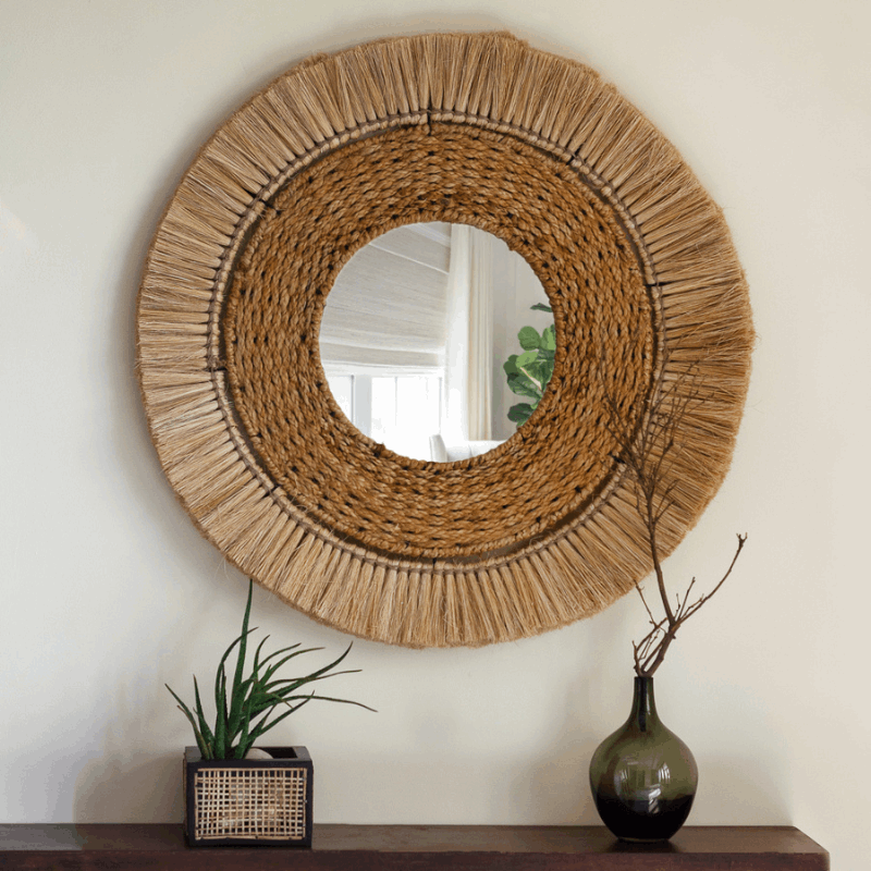 Boheme Jute Wall Mirror