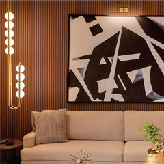 J- Hanging Lamp for Living Room glowing