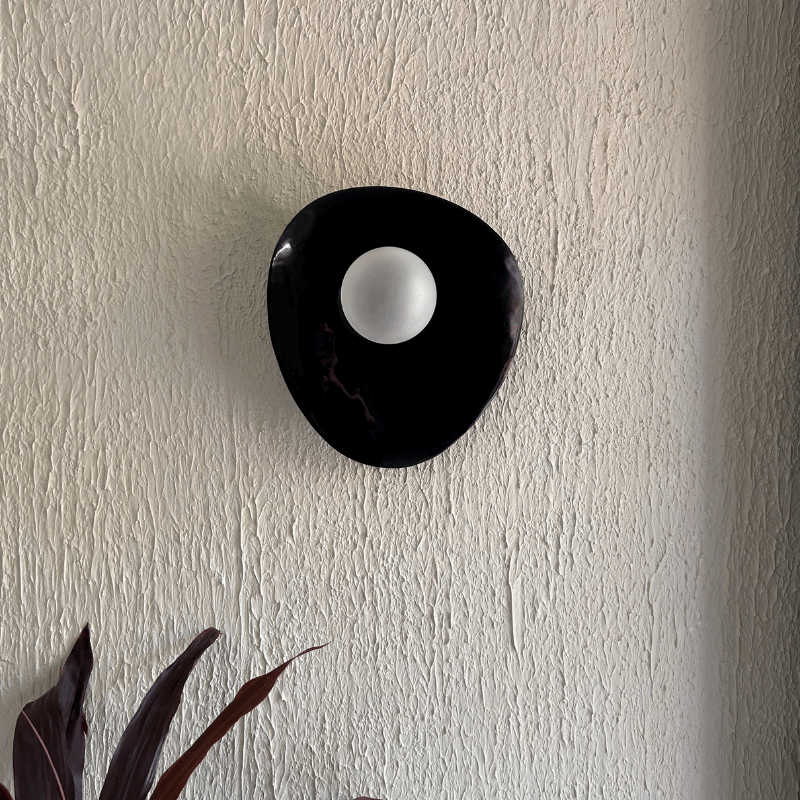 Luxury Black Handcrafted Wall Sconce| Handcrafted in India