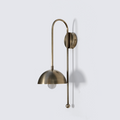 Brass Dome Wall Sconce