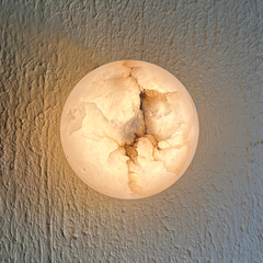 Moon Inspire Lunar Wall Light | Alabaster marble stone