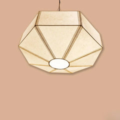 Geometric pendant light fixture