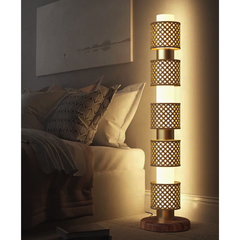 Metamorphosis Floor Lamp with warm lighting