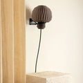 Amber Origami Linen Wall Sconce