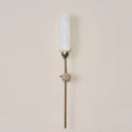Kinara Oblong Outdoor  Wall Lamp Gold and White