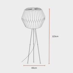 Lifo floor lamp dimensions mentioned