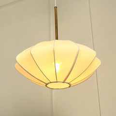 Premium georgette fabric shade in Off-White with Gold. Ideal for In living rooms or lounges