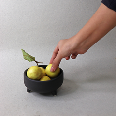 Decorative Black color Pluto Bowl made of ceramic 