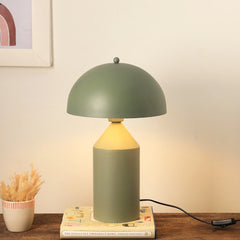 Stylish Cone Pagen table lamp in Green Color