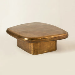 Bronze coffee table design in wood
