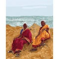 Pondi By The Sea 2 - Contemporary Indian Art