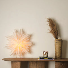 Snowflake Flower Festive light with warm glow