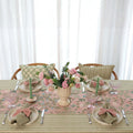 Valley Rose Linen Table Runner