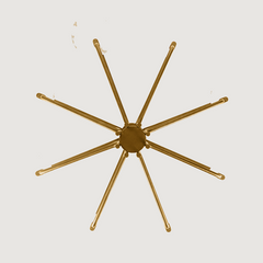 Alabaster Chandelier - Gold