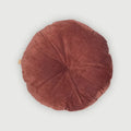 Cuddle Rhubarb Velvet  Round Cushion