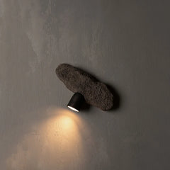 Modern Franca Typology B LED Aluminium Wall Light on plain background