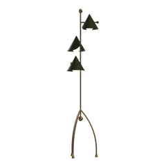 Paan Floor Lamp side profile highlighting its silhouette
