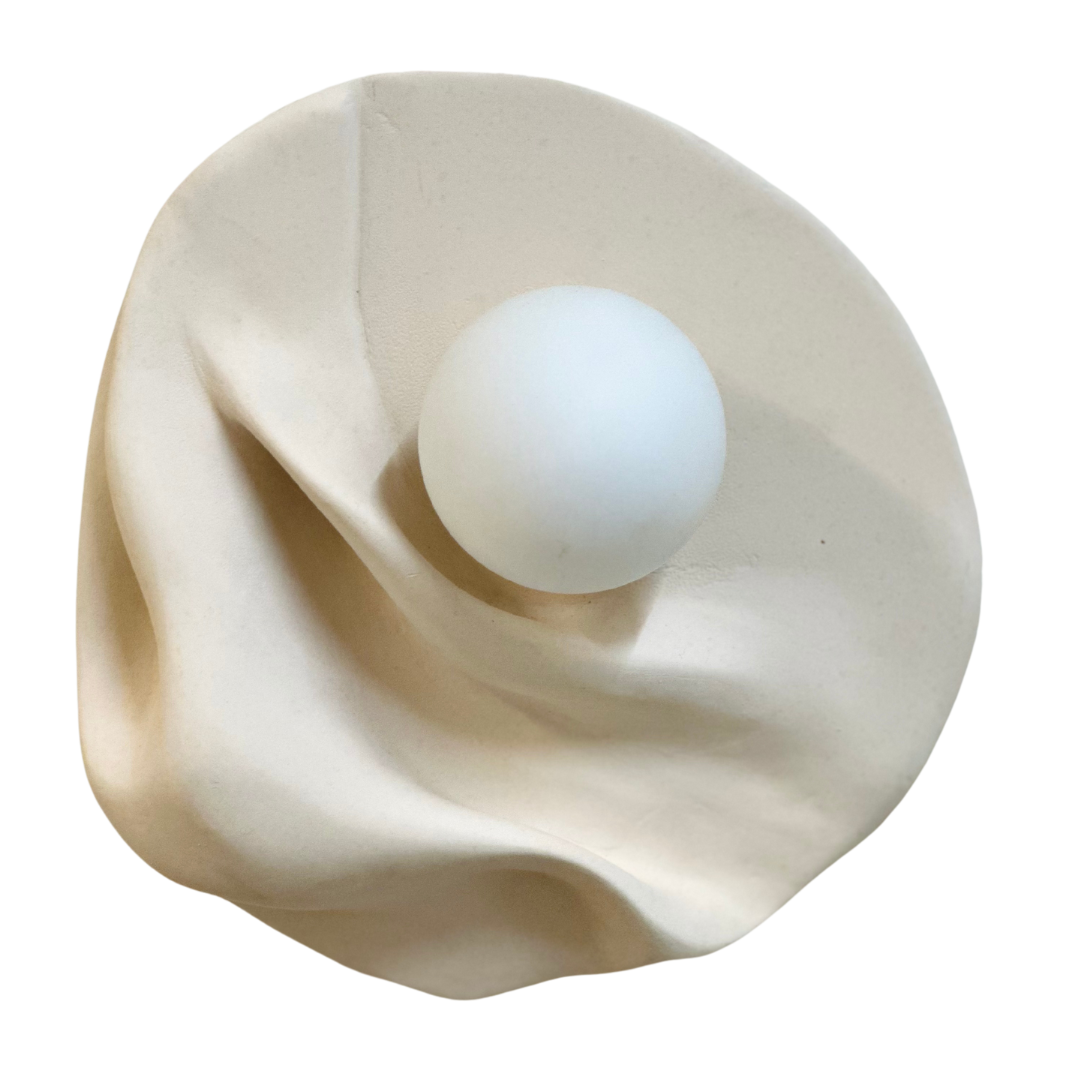 Folds Wall Sconce Light in Beige Color