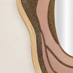 Naura Wall Mirror with fluid curved silhouette