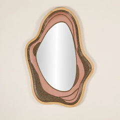 Naura Wall Mirror, organic-shaped silhouette